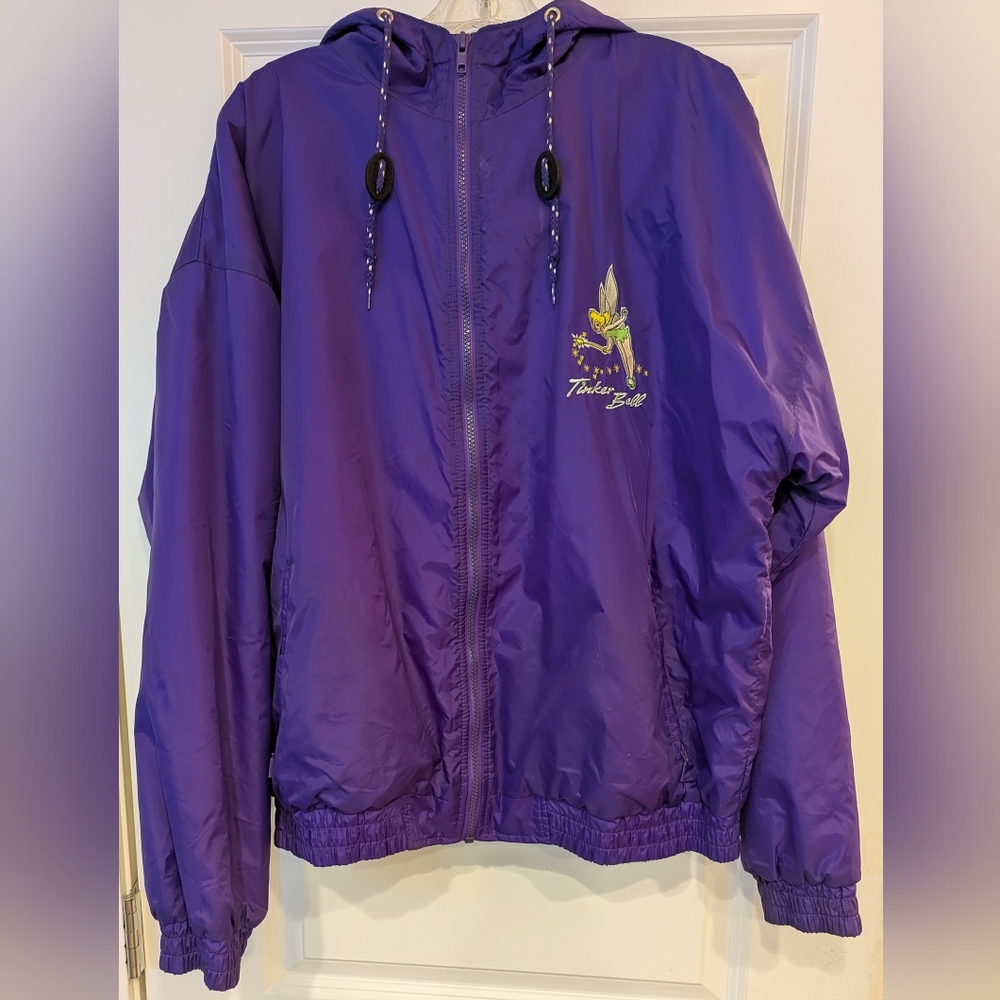 Tinker Bell Purple Jacket, Disney Catalog, Size L, Rare Embellished Inside & Out